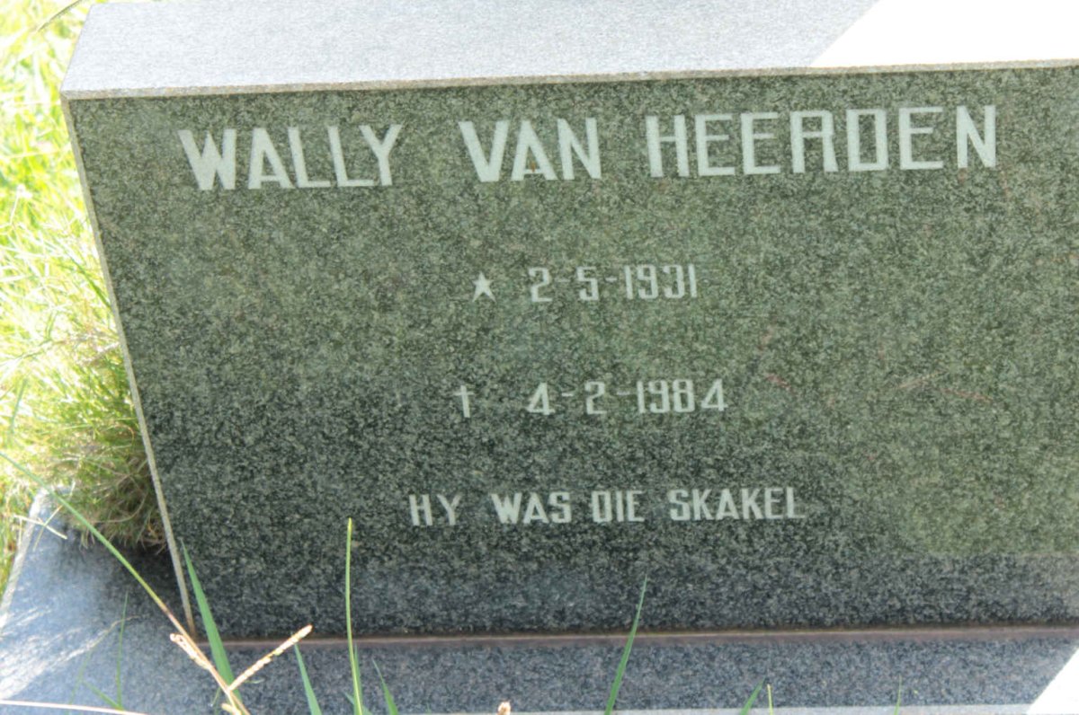 HEERDEN Wally, van 1931-1984
