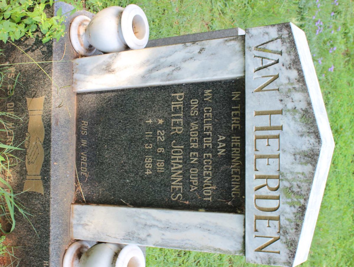 HEERDEN Pieter Johannes, van 1911-1984