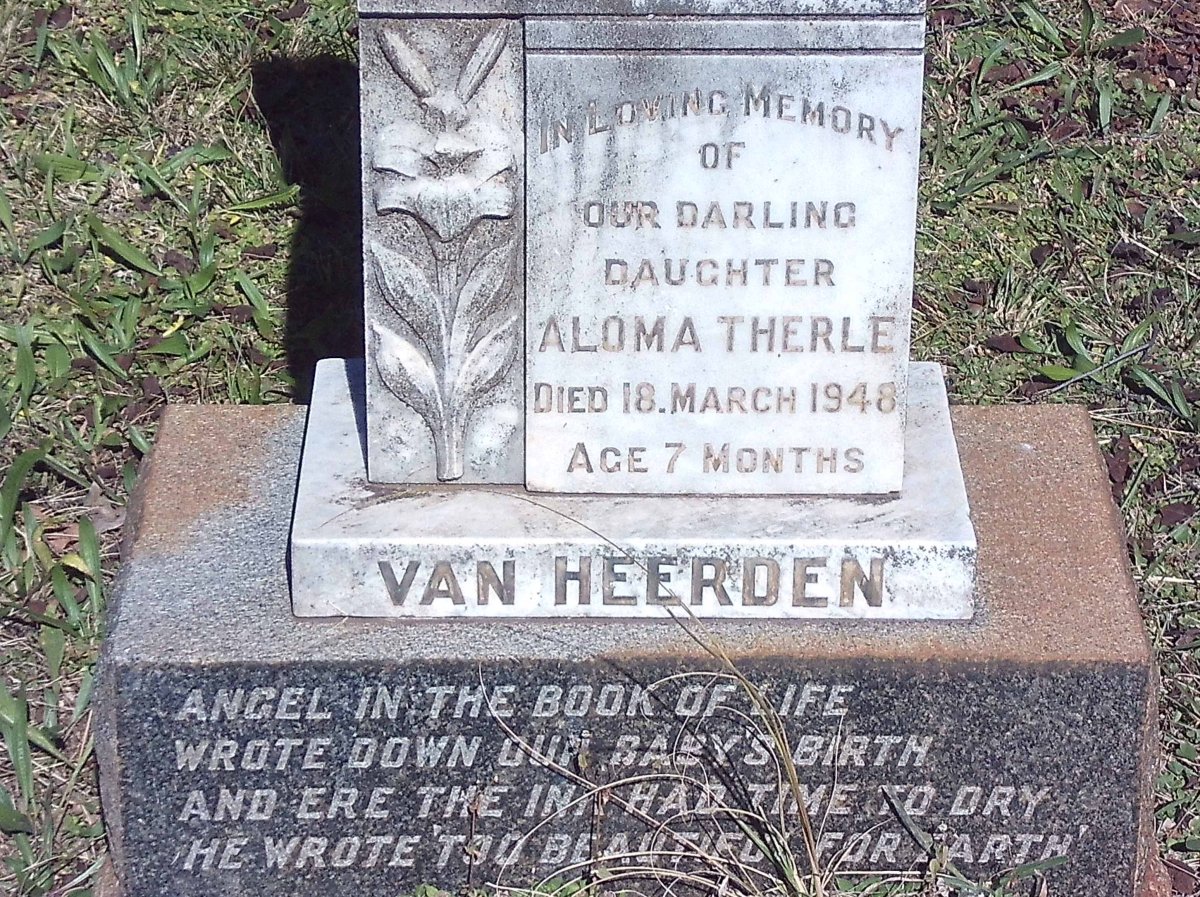 HEERDEN Aloma Therle, van -1948