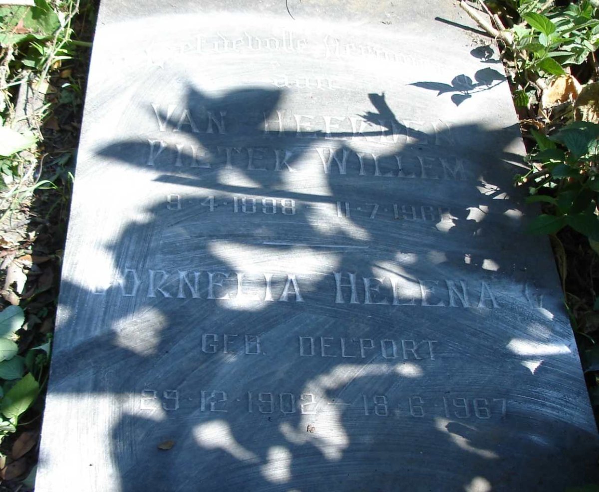 HEERDEN Pieter Willem, van 1898-1966 &amp; Cornelia Helena DELPORT 1902-1967