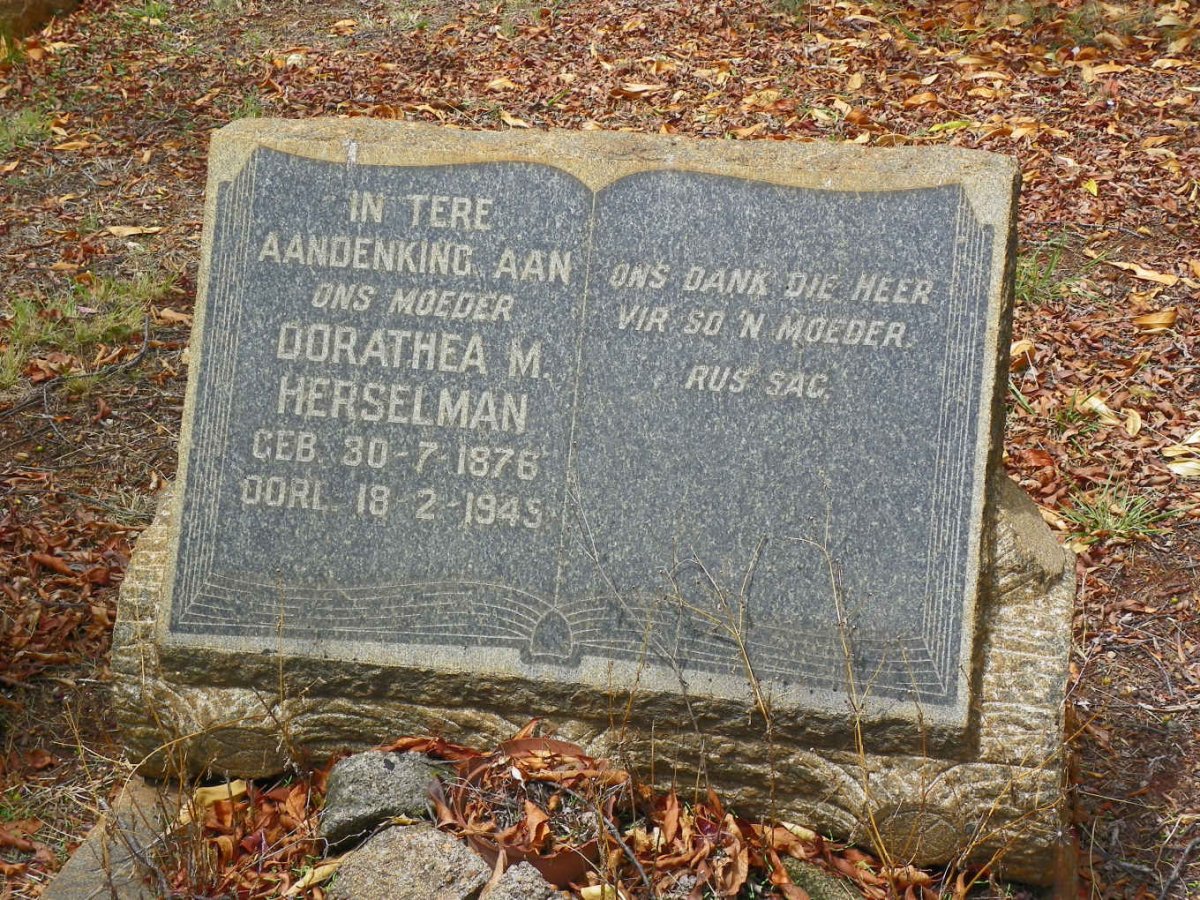 HERSELMAN Dorathea M. 1876-1945