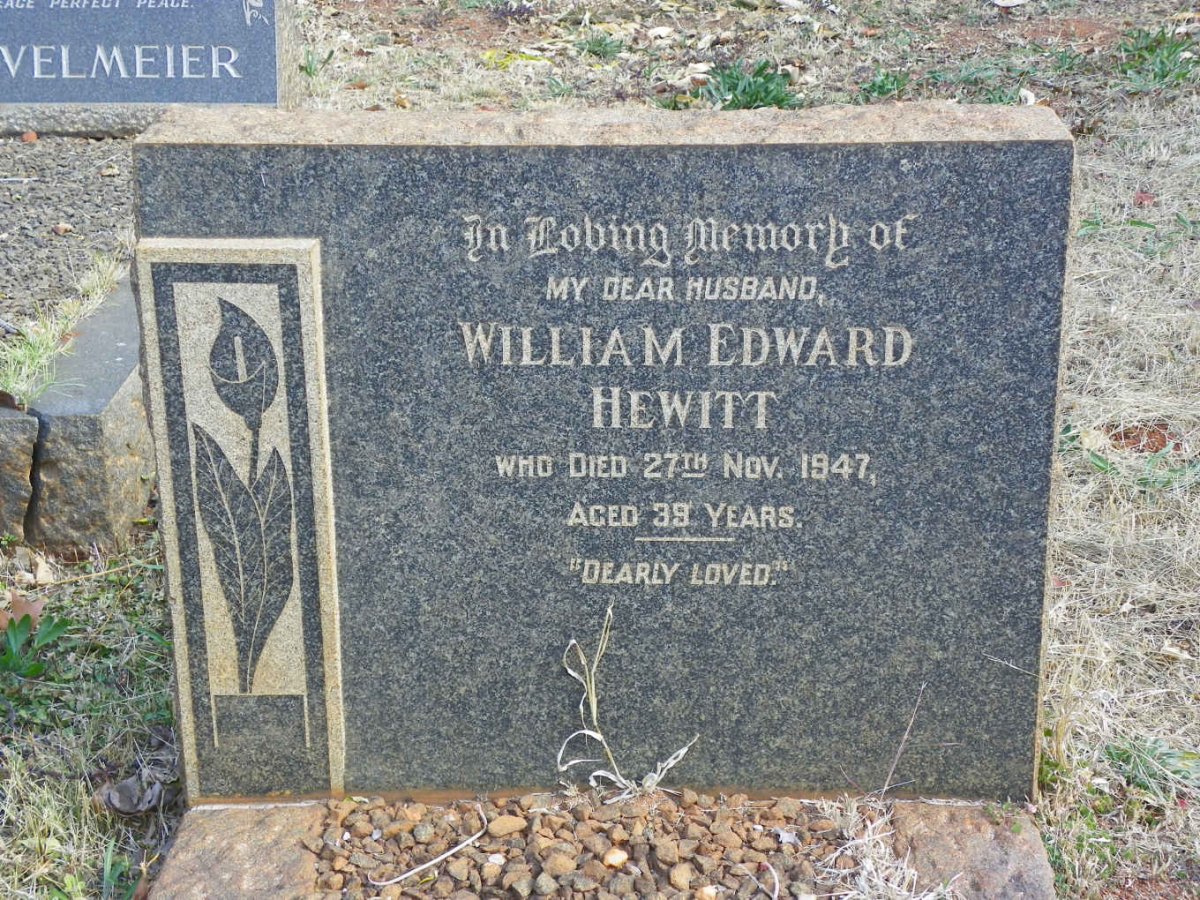 HEWITT William Edward -1947