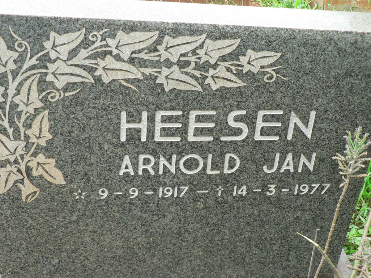 HEESEN Arnold Jan 1917-1977