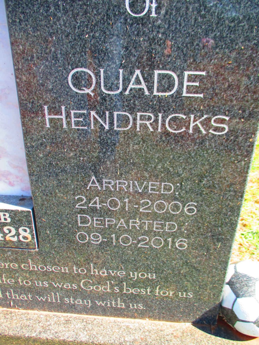 HENDRICKS Quade 2006-2016