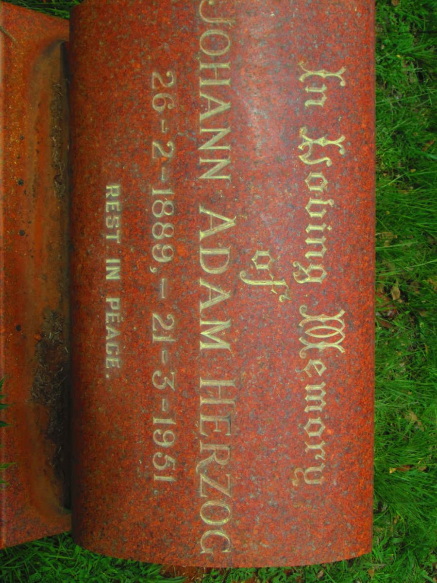 HERZOG Johann Adam 1889-1951