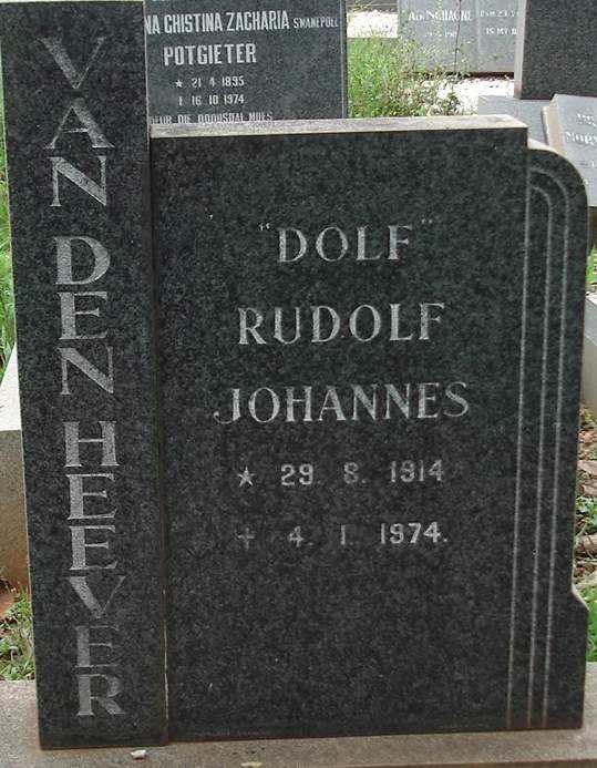 HEEVER Dolf Rudolf Johannes, van den 1914-1974