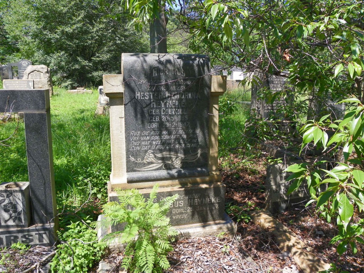 HEYNEKE Willem Jacobus 1884-1967 &amp; Hester Hendrina COETZEE 1885-1947