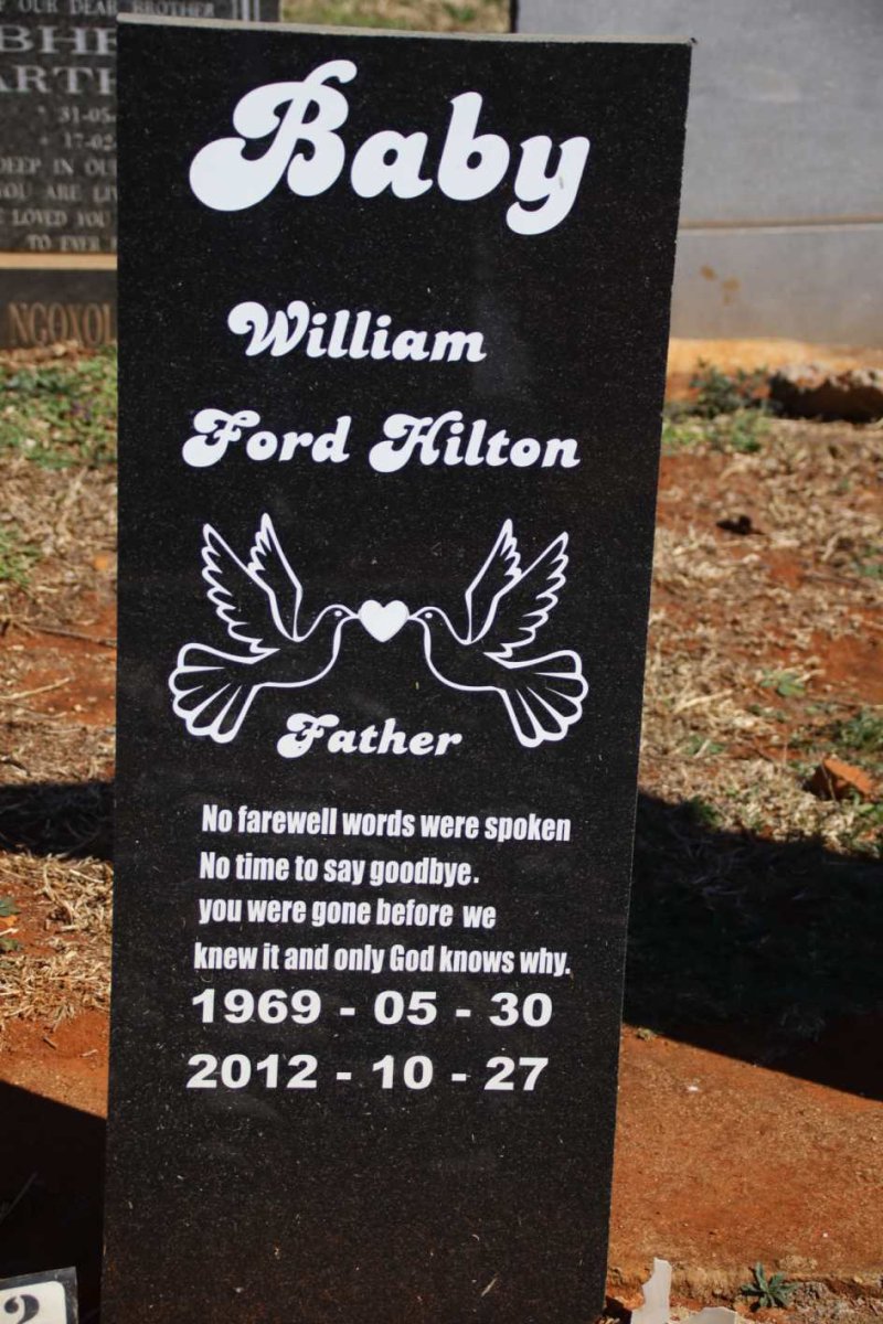 HILTON William Ford 1969-2012