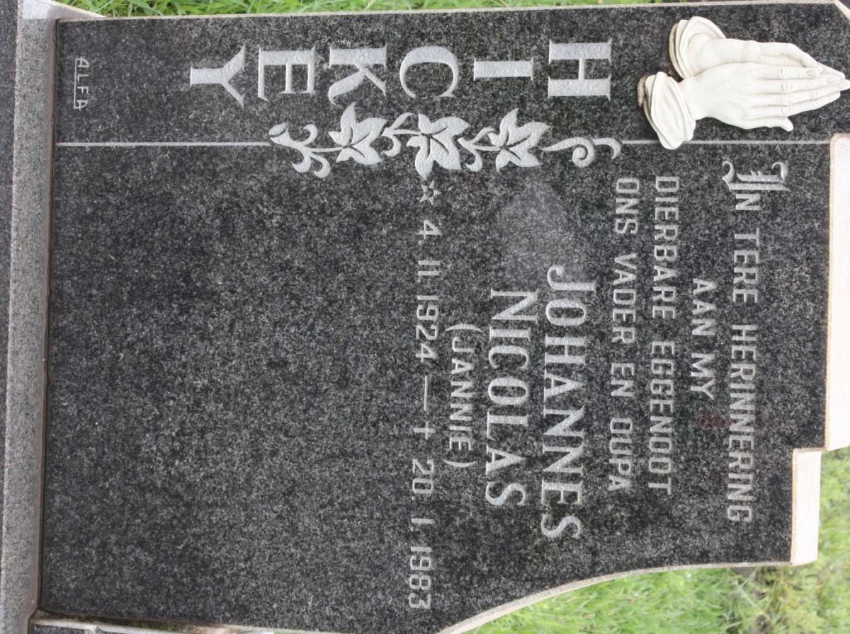 HICKEY Johannes Nicolas 1924-1983