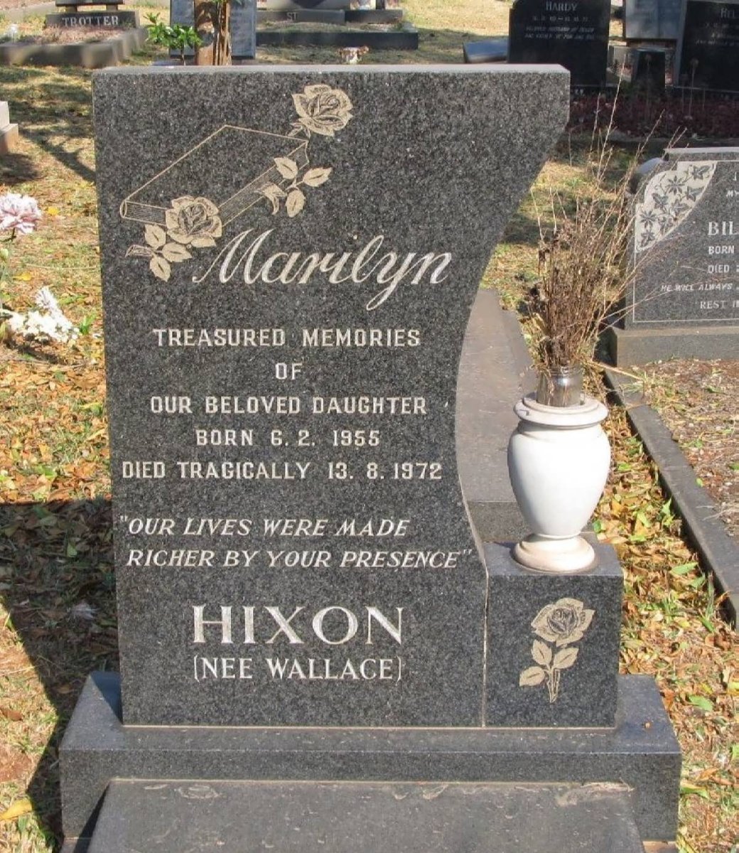 HIXON Marilyn nee WALLACE 1955-1972