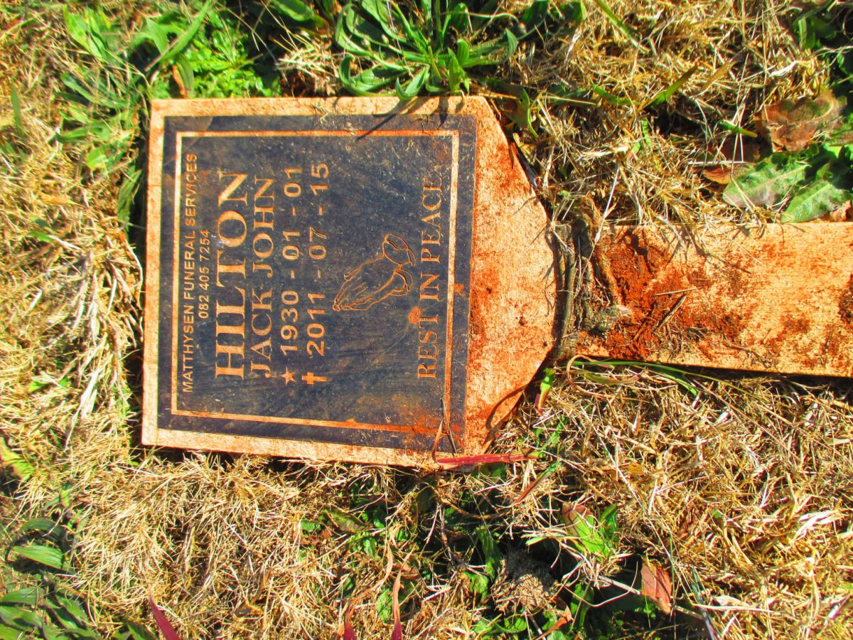 HILTON Jack John 1930-2011