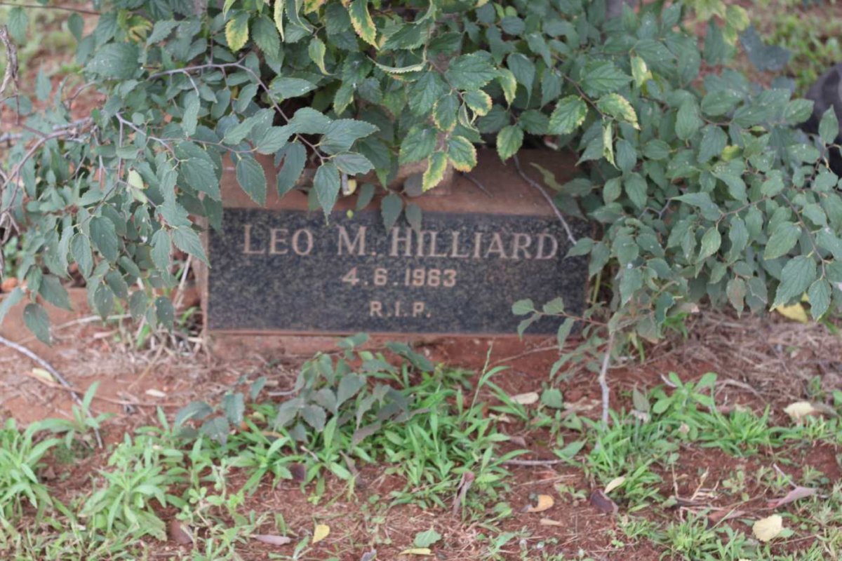 HILLIARD Leo M. -1963