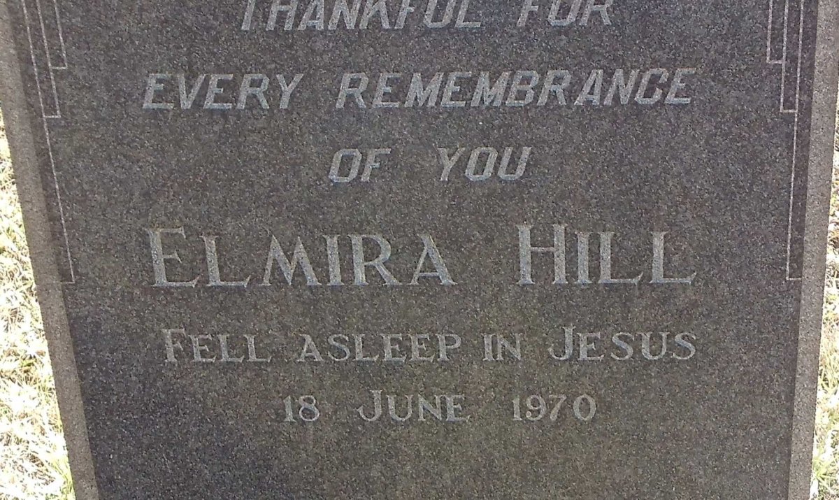 HILL Elmira -1970