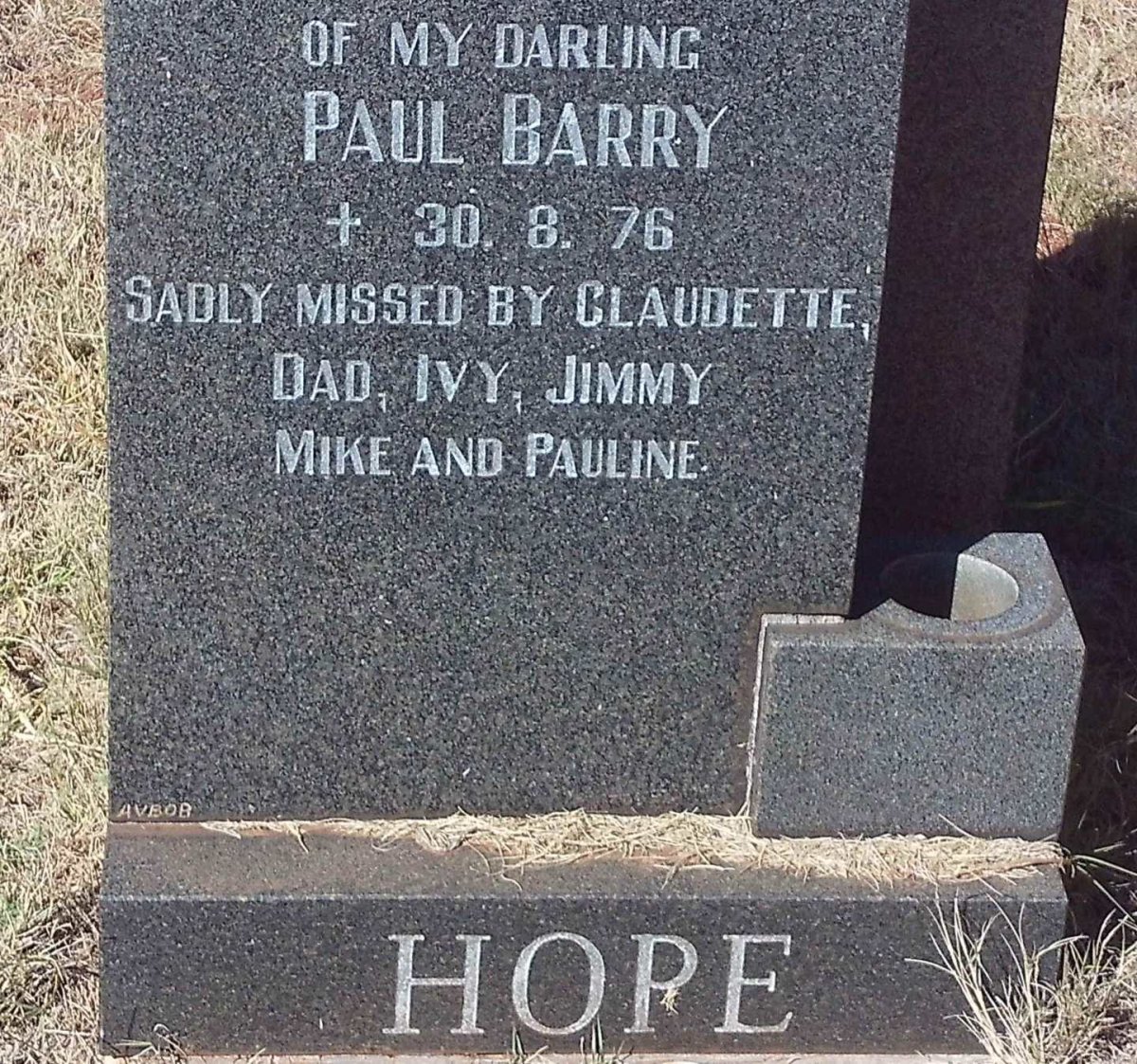 HOPE Paul Barry -1976