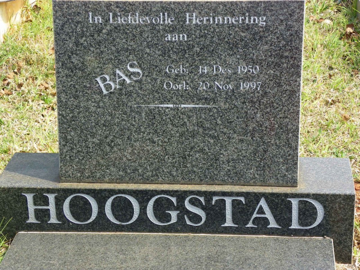 HOOGSTAD Bas 1950-1997