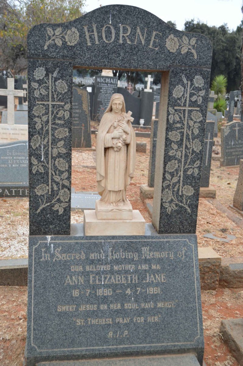 HORNE Ann Elizabeth Jane 1890-1961