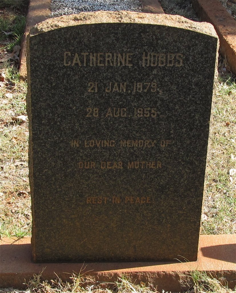 HOBBS Catherine 1879-1955