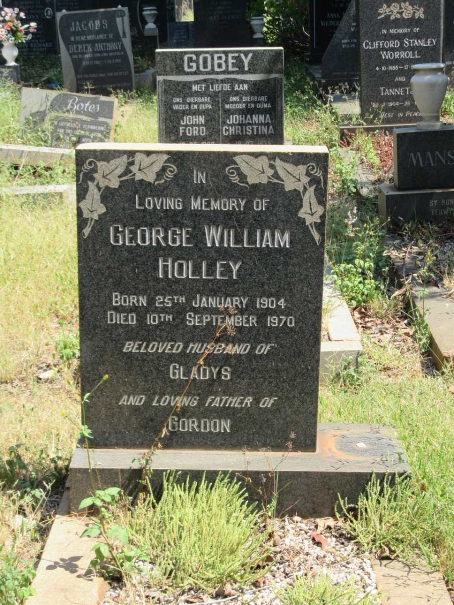HOLLEY George William 1904-1970