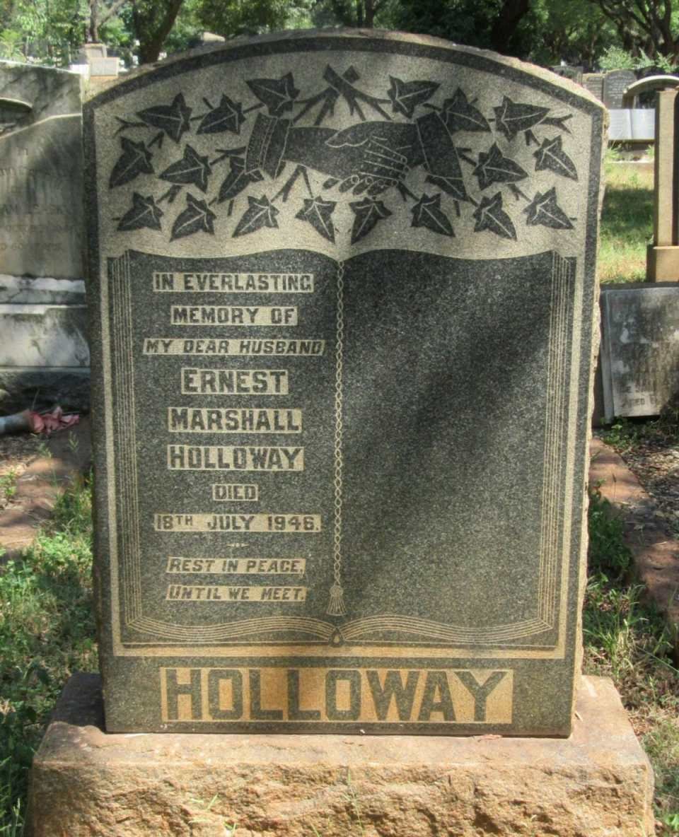 HOLLOWAY Ernest Marshall -1946