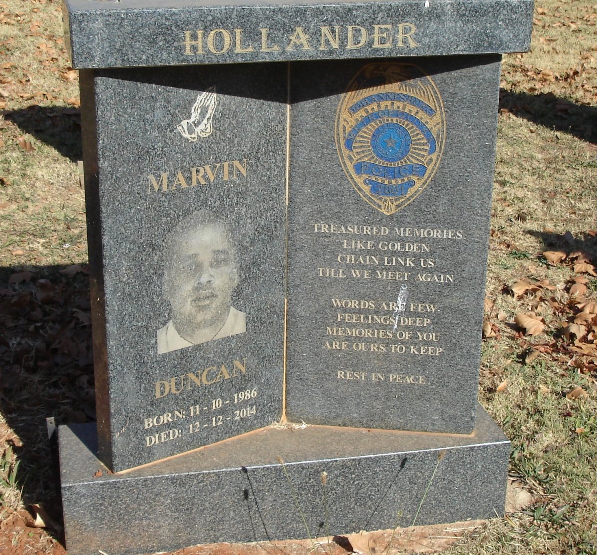 HOLLANDER Marvin Duncan 1986-2014