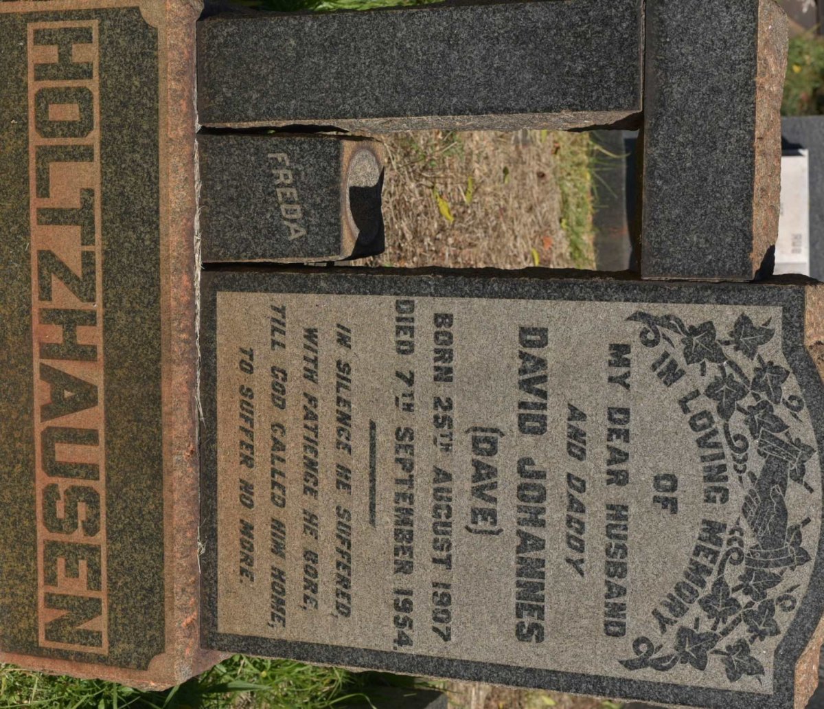 HOLTZHAUSEN David Johannes 1907-1954