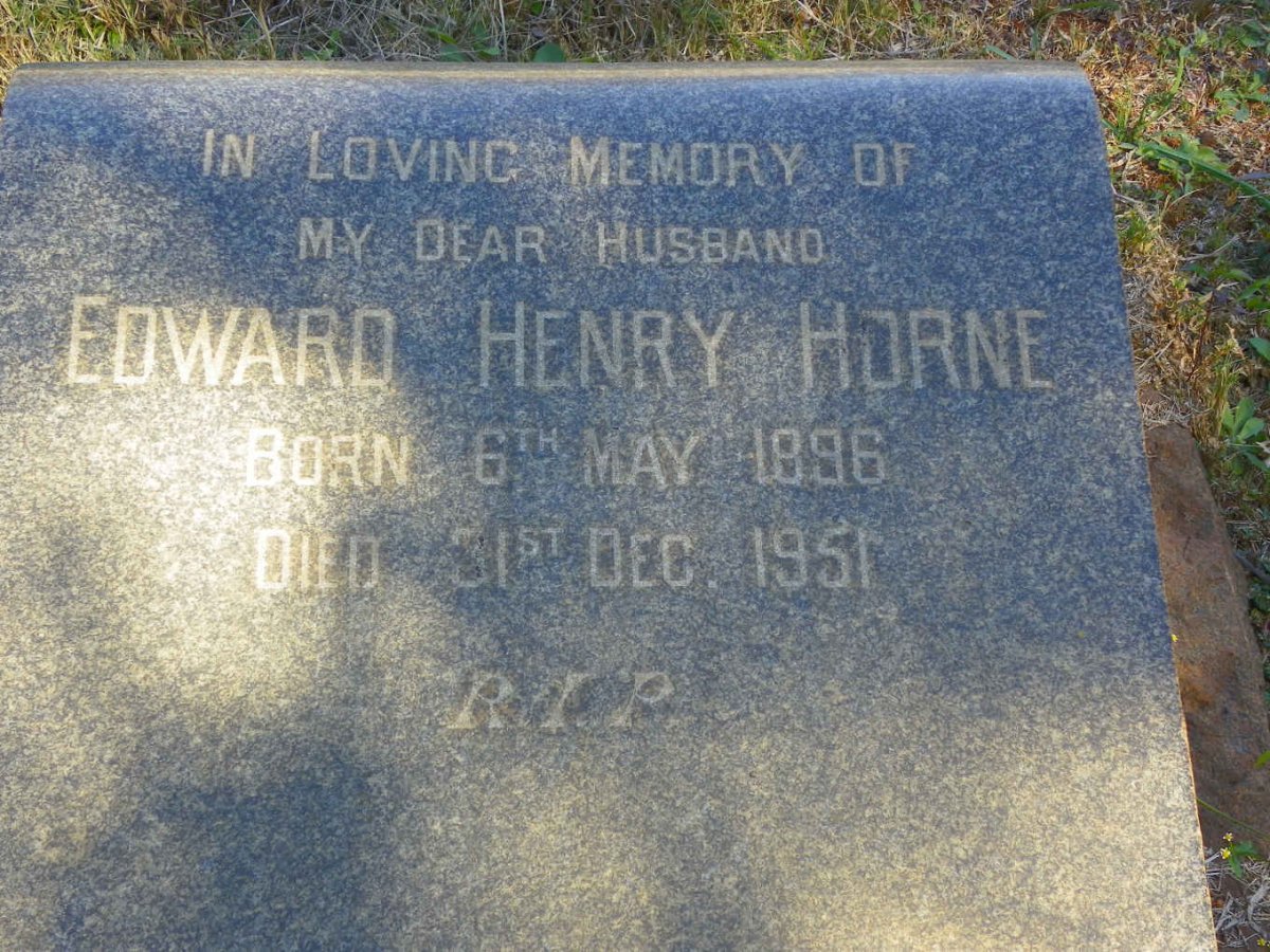 HORNE Edward Henry 1896-1951