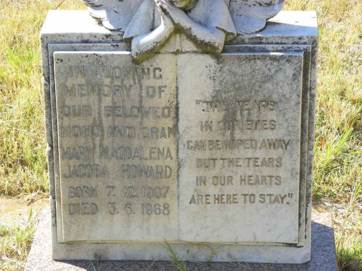 HOWARD Mary Magdalena Jacoba 1907-1968