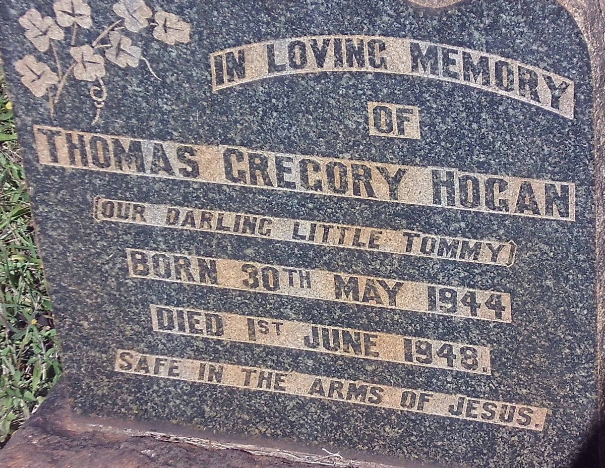HOGAN Thomas Gregory 1944-1948