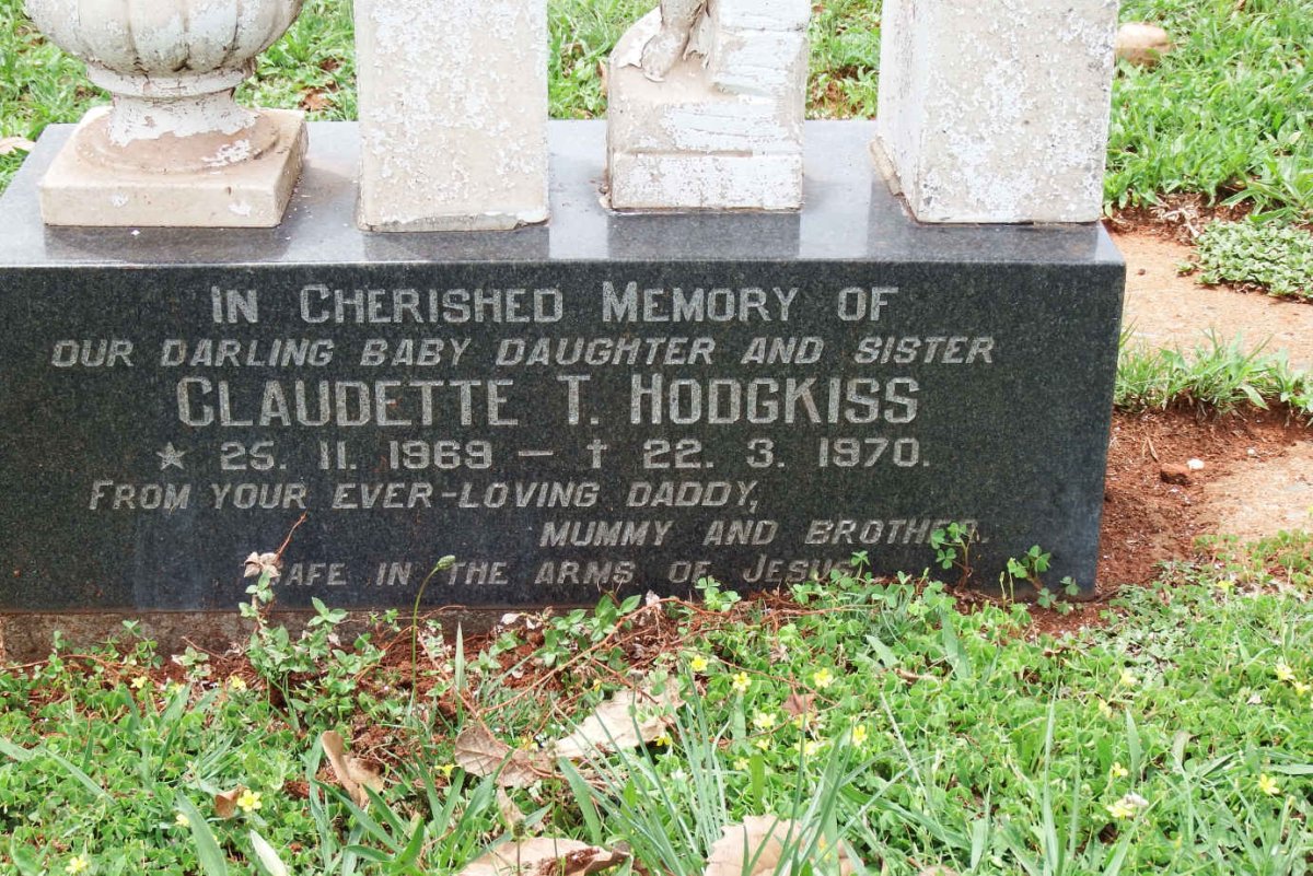 HODGKISS Claudette T. 1969-1970