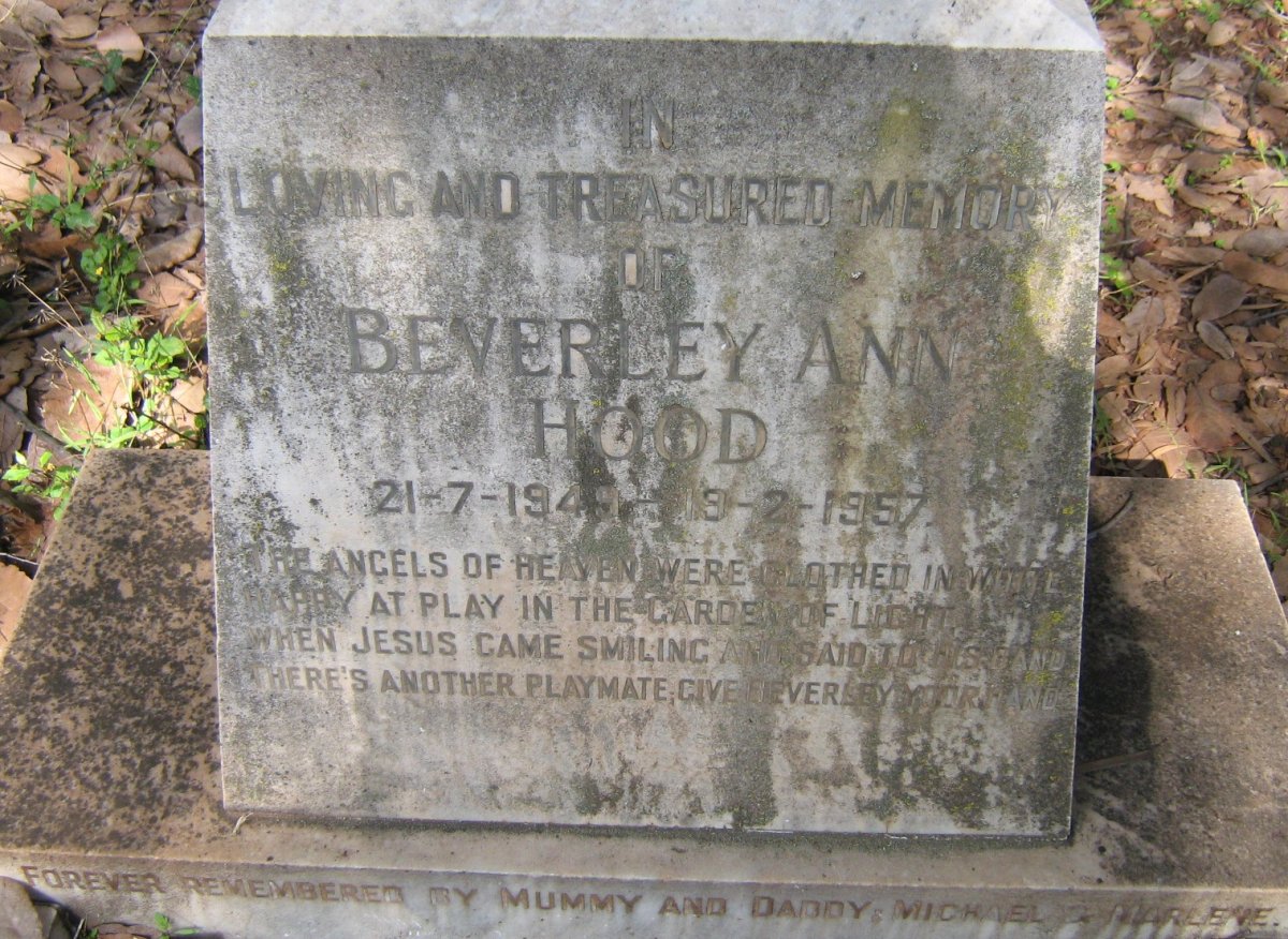 HOOD Beverley Ann 1949-1957