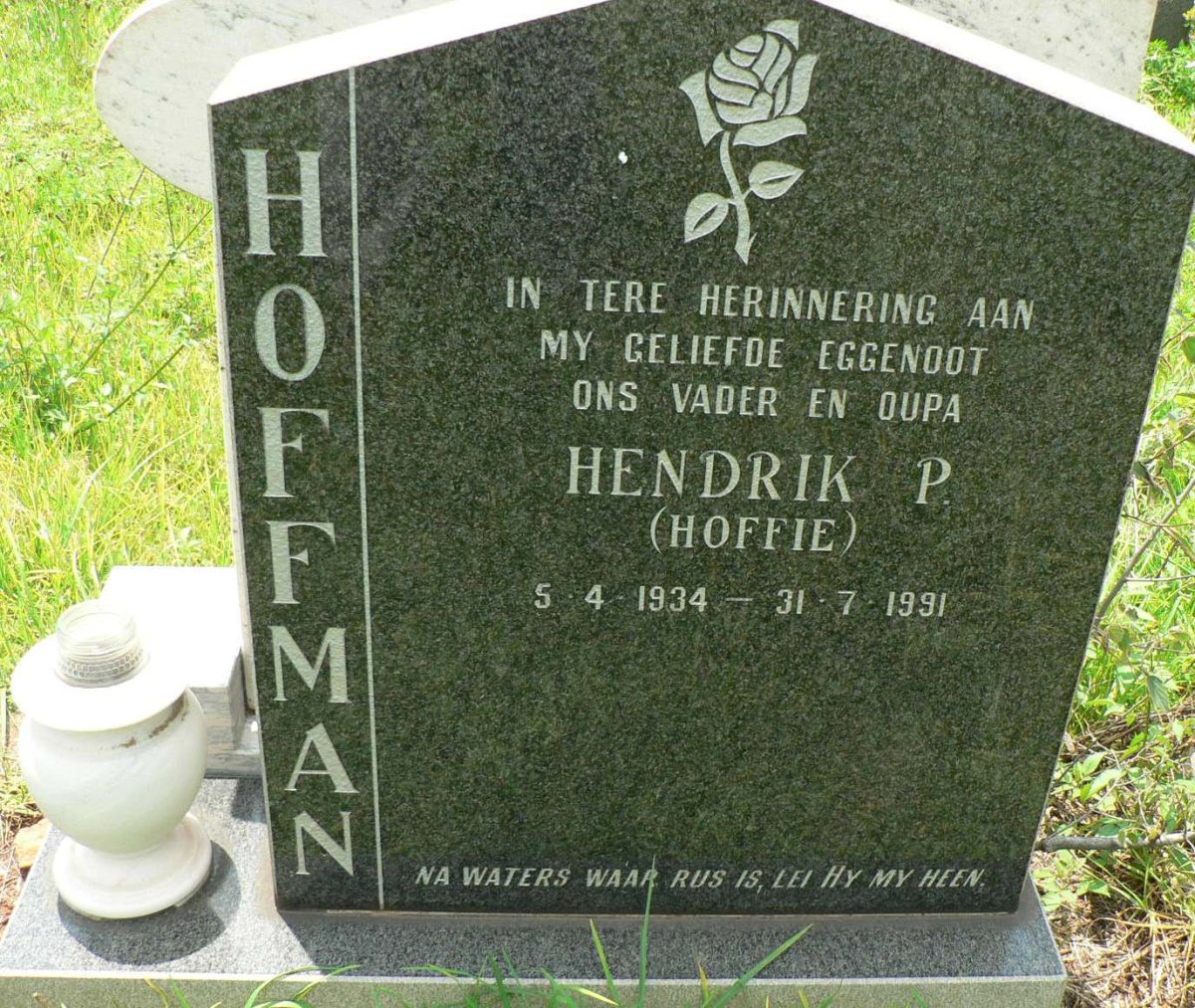 HOFFMAN Hendrik P. 1934-1991