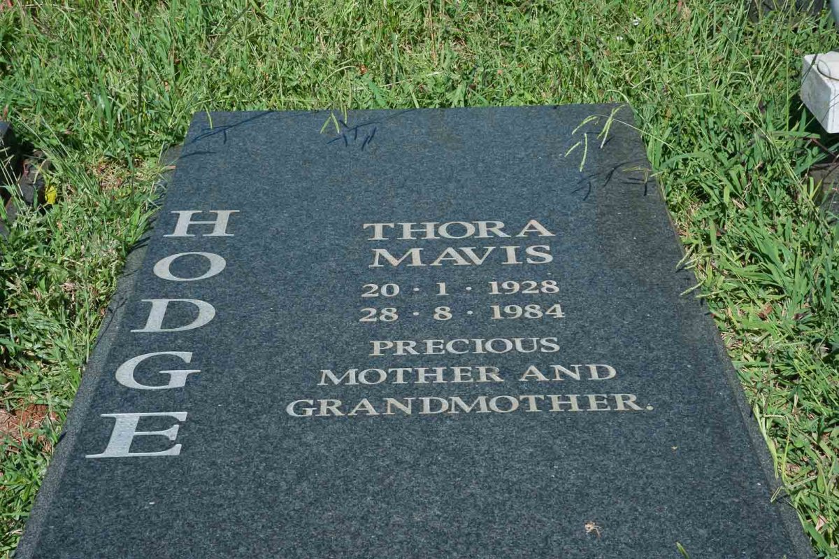 HODGE Thora Mavis 1928-1984