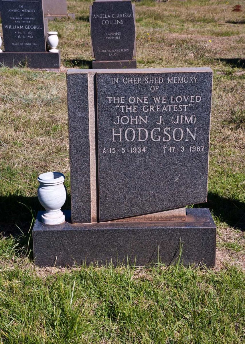 HODGSON John J. 1934-1987