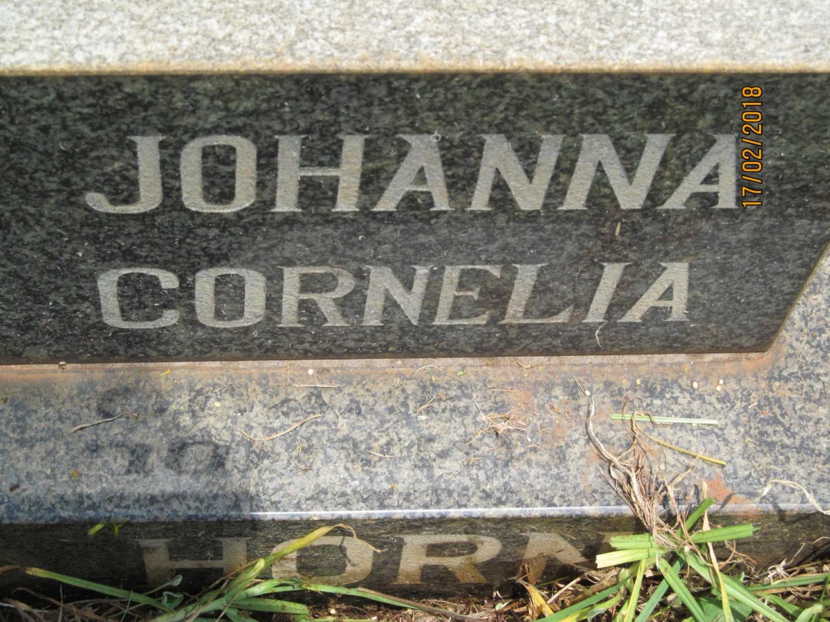 HORN Johanna Cornelia