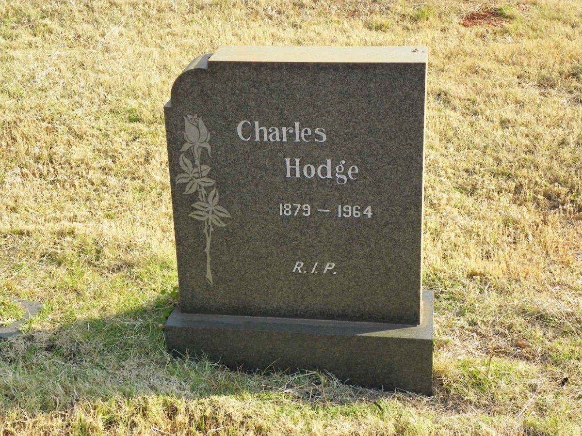 HODGE Charles 1879-1964