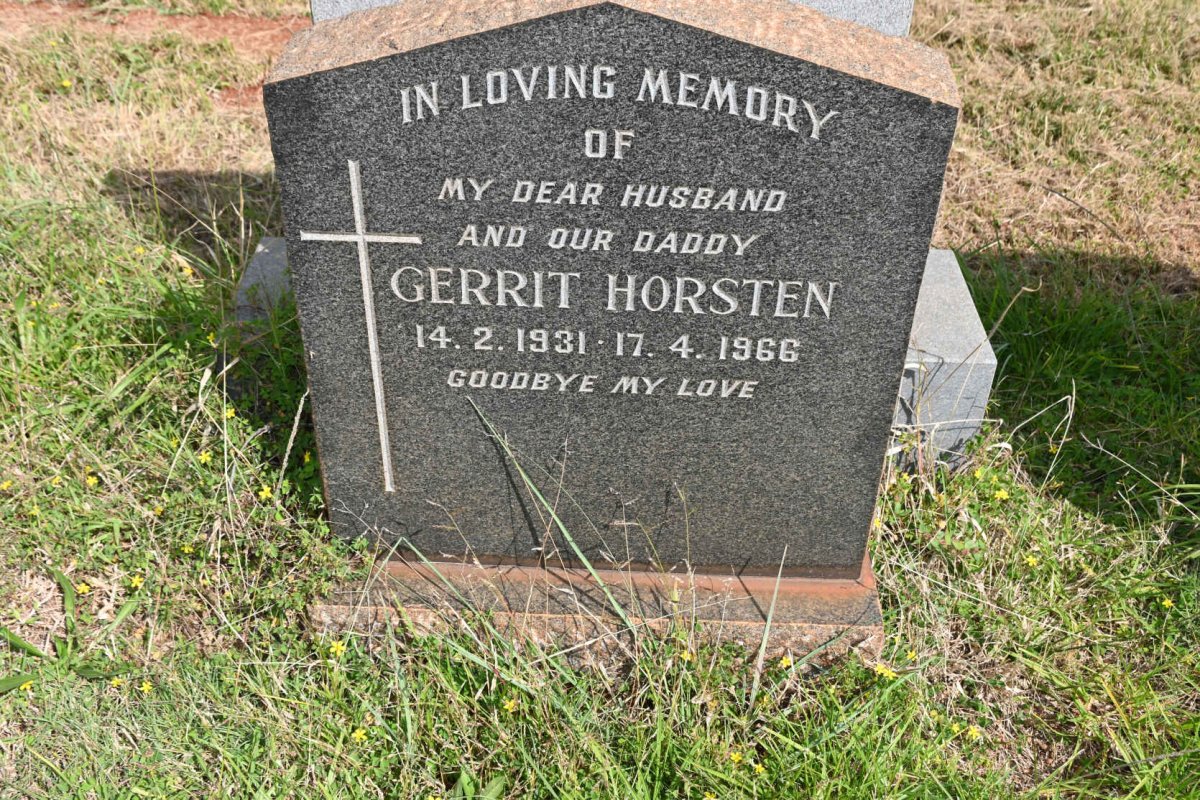 HORSTEN Gerrit 1931-1966