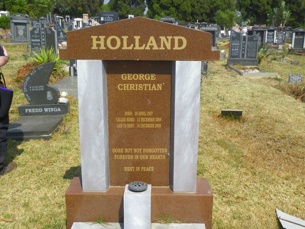 HOLLAND George Christian 1937-2009