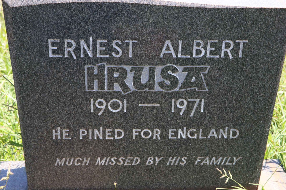 HRUSĀ Ernest Albert 1901-1971