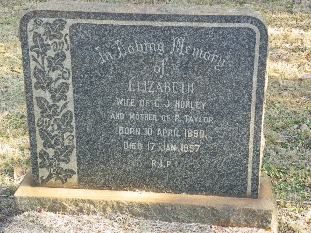 HURLEY Elizabeth 1890-1957