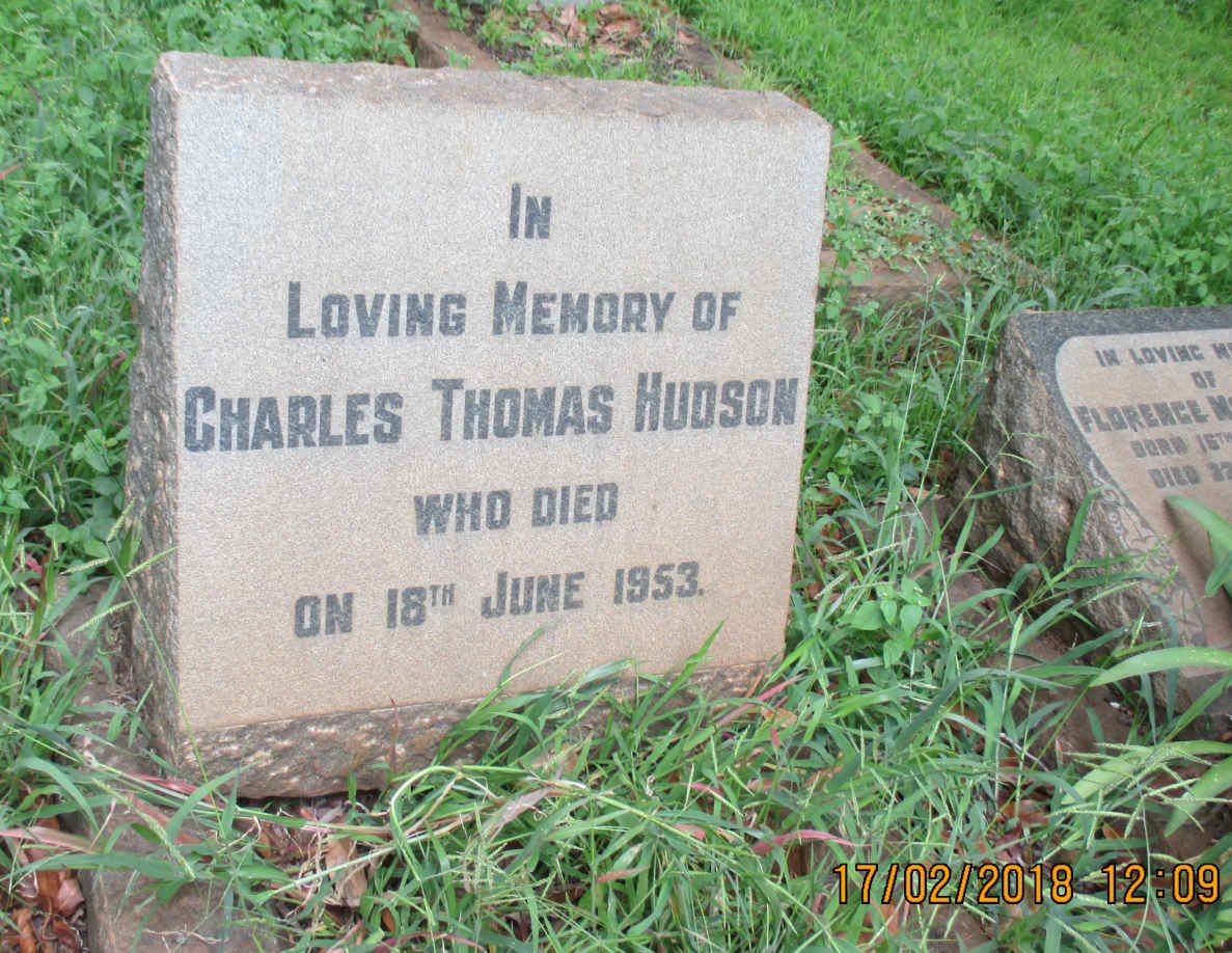 HUDSON Charles Thomas -1953