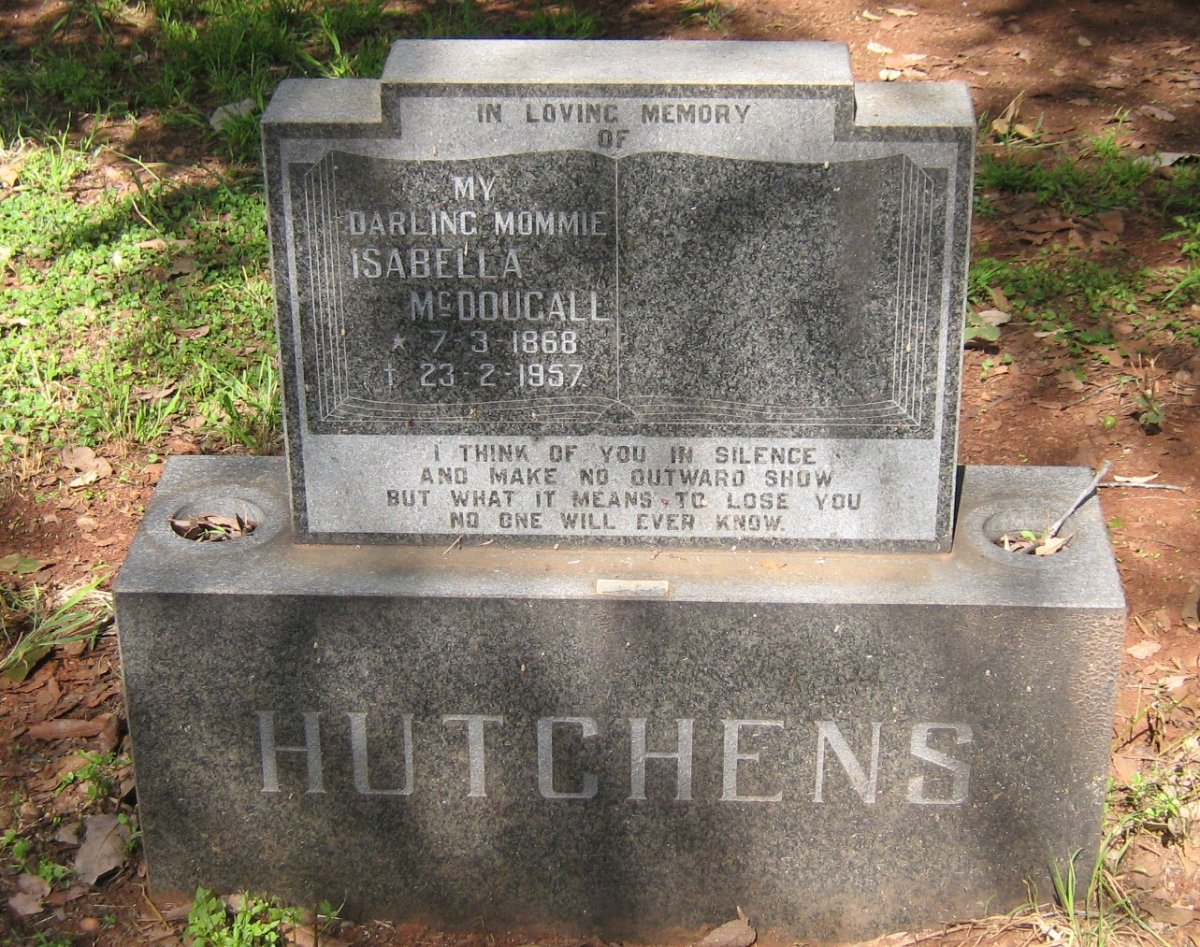 HUTCHENS Isabella McDougall 1868-1957