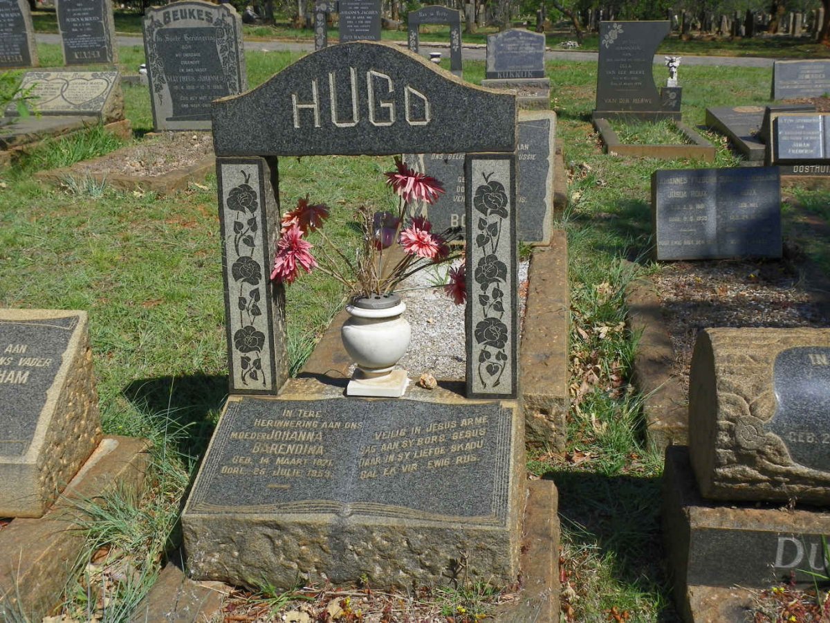 HUGO Johanna Barendina 1871-1959