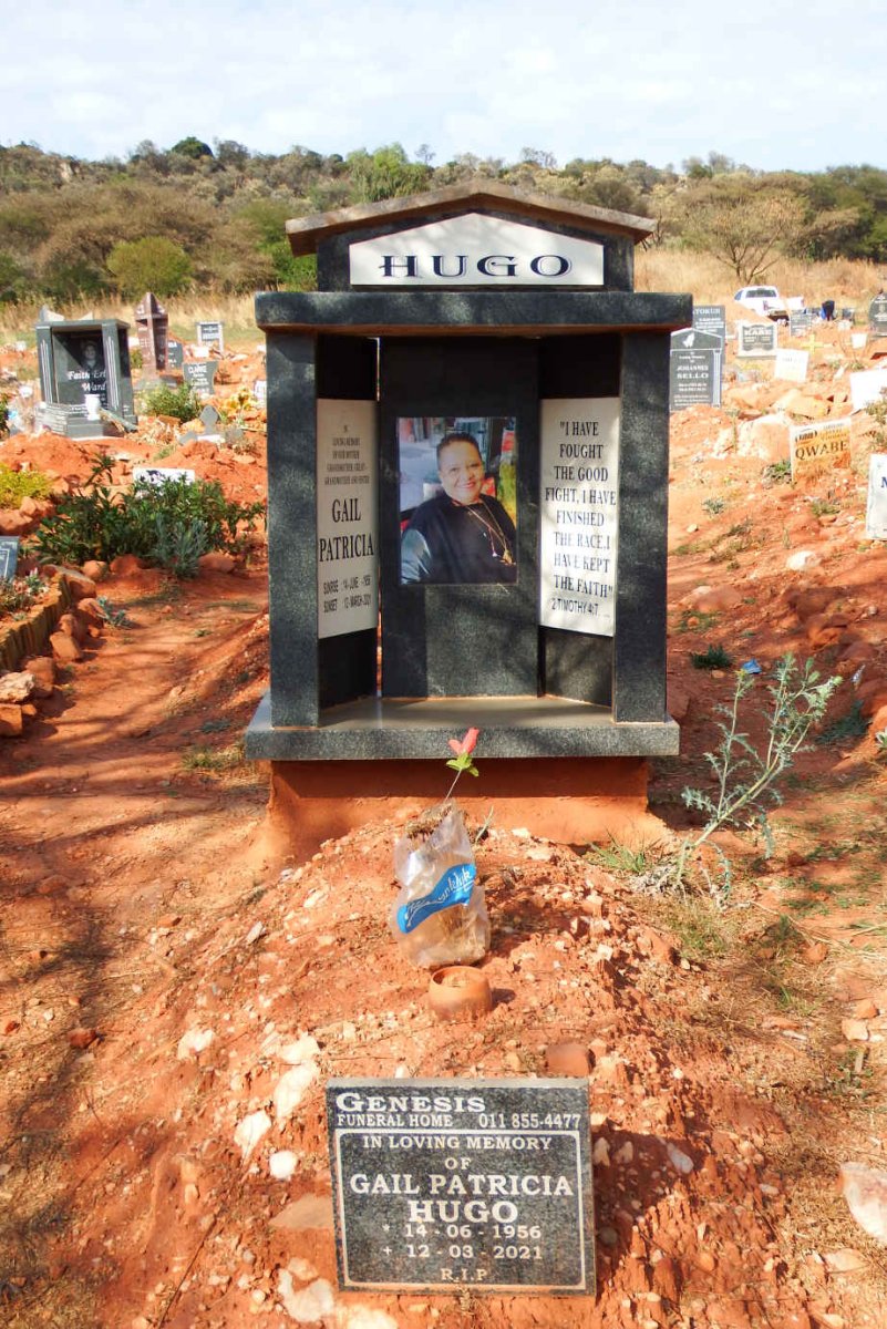 HUGO Gail Patricia 1956-2021