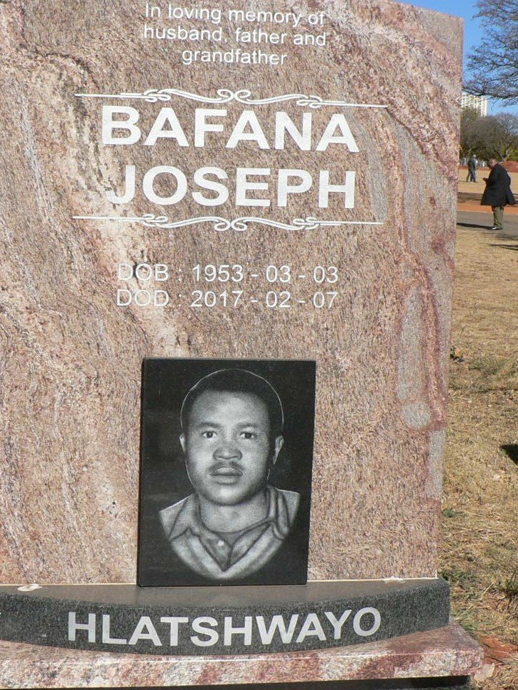 HLATSHWAYO Bafana Joseph 1953-2017