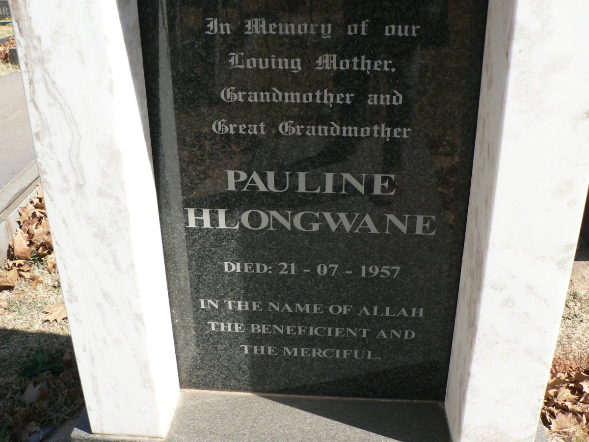 HLONGWANE Pauline -1957