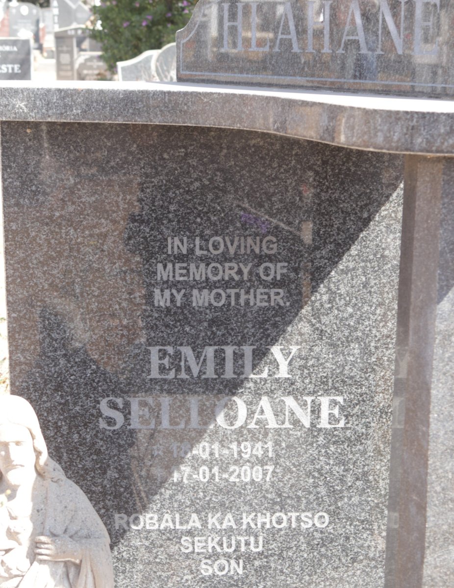 HLAHANE Emily Selloane 1941-2007