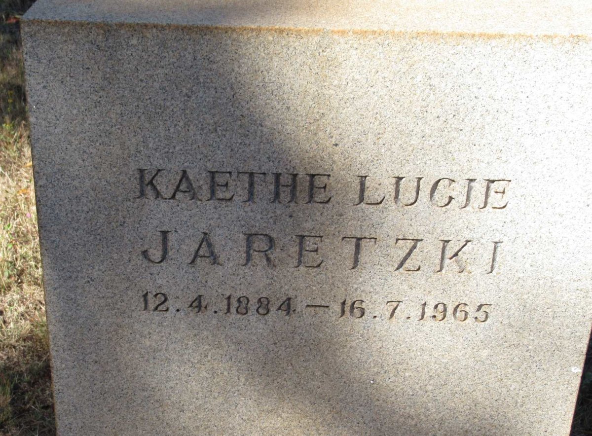 JARETZKI Kaethe Lugie 1884-1965