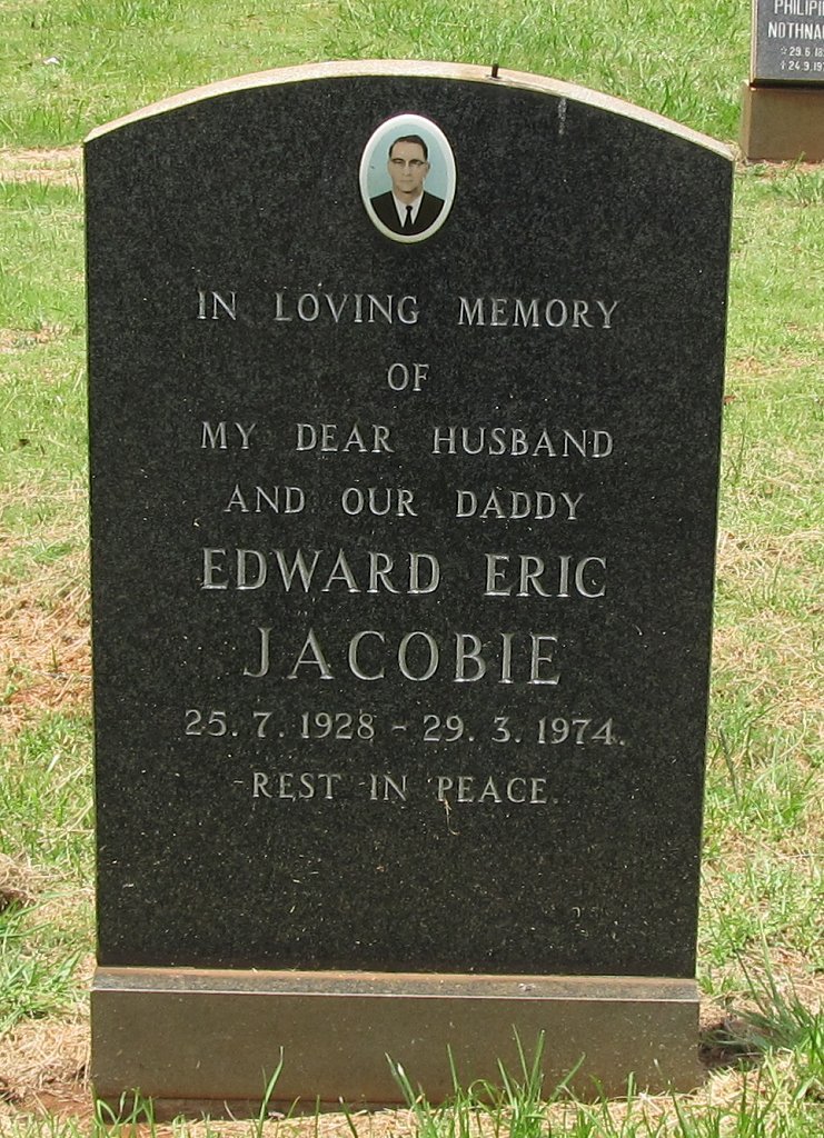 JACOBIE Edward Eric 1928-1974