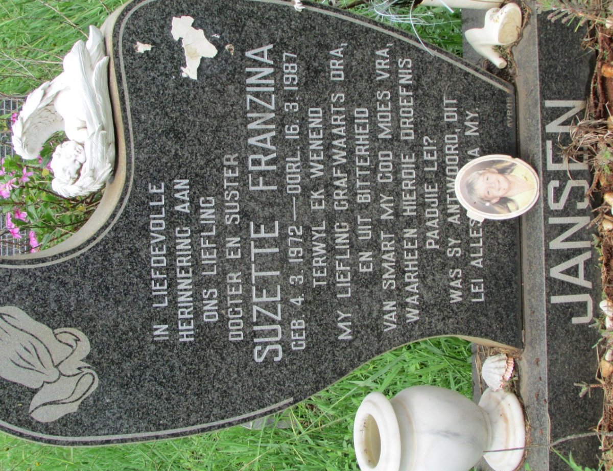 JANSEN Suzette Franzina 1972-1987
