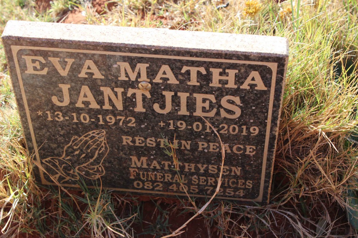 JANTJIES Eva Matha 1972-2019
